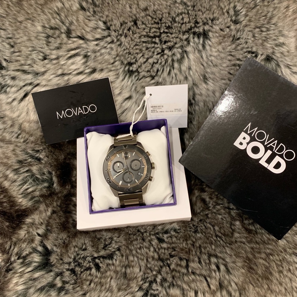 SOLD on other site!! NWT. Movato Mens Swiss Chrono - Picture 4 of 8